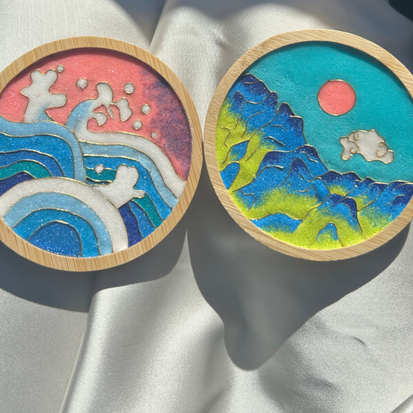 Work made by Danielle Wagstaff in the workshop
