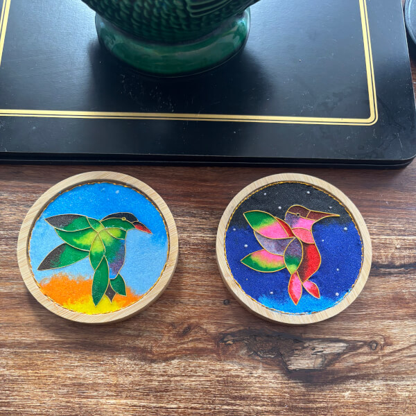 Work made by Polly Barker in the workshop